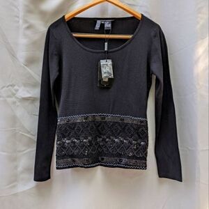 Michelle Nicole gorgeous beaded sweater size med